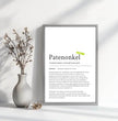 Definition Poster Patenonkel: Dein einzigartiges, personalisiertes Geschenk - posterfolio.de