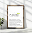 Definition Poster Patenonkel: Dein einzigartiges, personalisiertes Geschenk - posterfolio.de