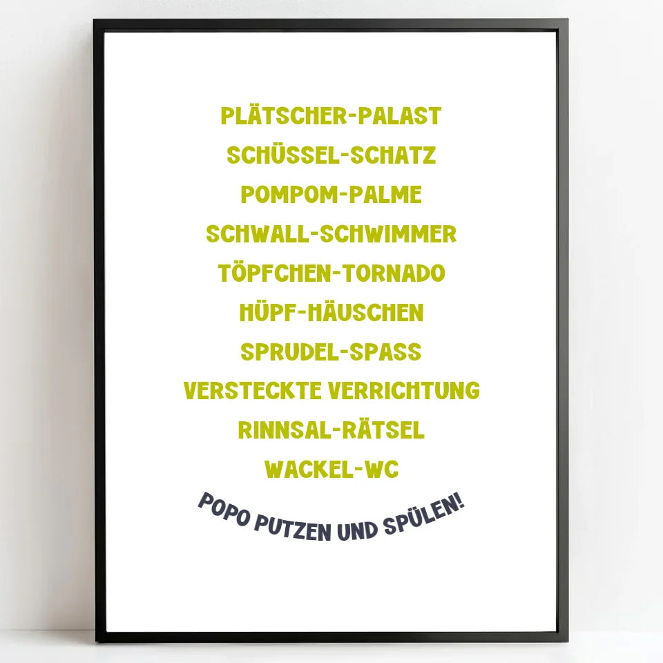 Personalisierte Poster Bilderrahmen schwarz matt 60 x 80 cm