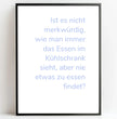 Personalisierte Poster  Bilderrahmen schwarz matt 30 x 40 cm