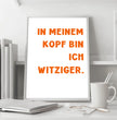 Personalisiertes Geschenk Poster mit Bilderrahmen