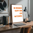 Lustige Sprüche, Dein Design: Gestalte Dein personalisiertes Poster! - posterfolio.de