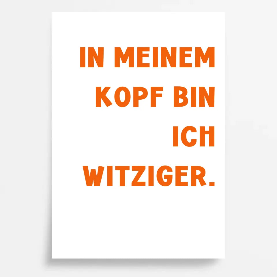 Lustige Sprüche, Dein Design: Gestalte Dein personalisiertes Poster!