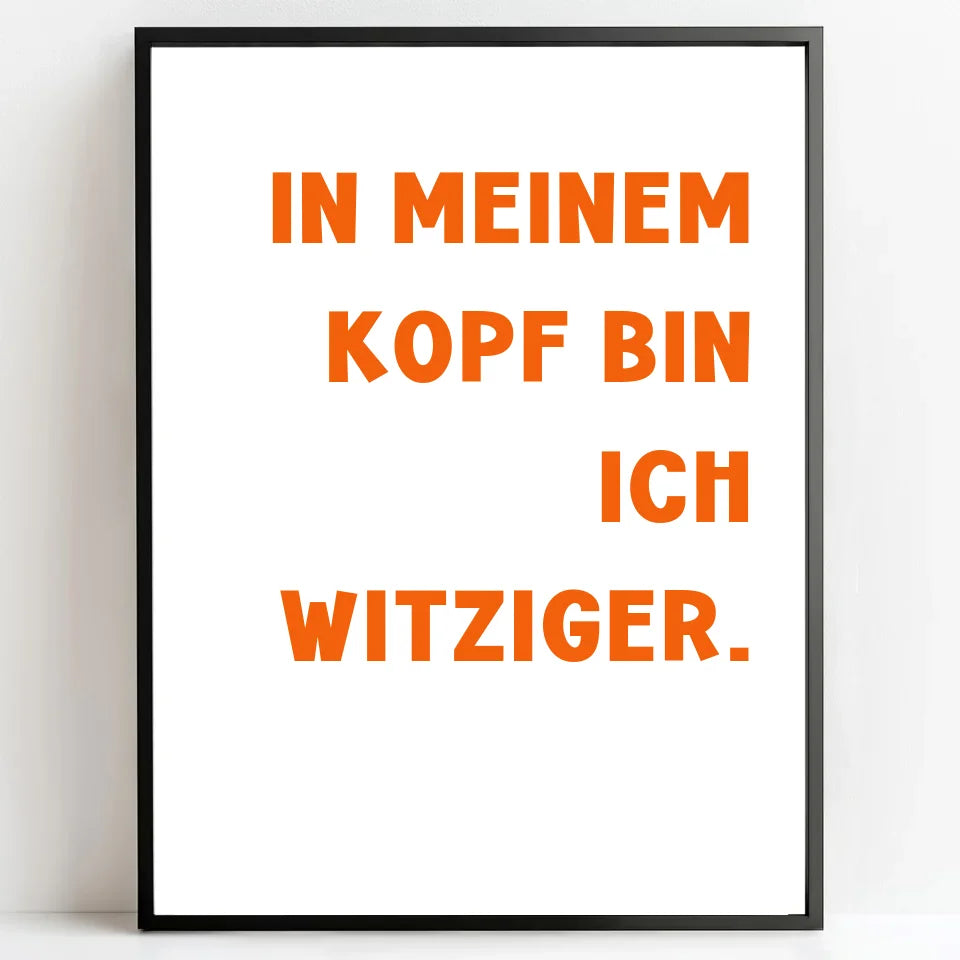 Personalisierte Poster  Bilderrahmen schwarz matt 30 x 40 cm