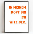 Personalisierte Poster  Bilderrahmen schwarz matt 30 x 40 cm