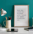 Witziger Spruch: Dein personalisiertes Poster voller Lebensfreude! - posterfolio.de