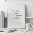 Witziger Spruch: Dein personalisiertes Poster voller Lebensfreude! - posterfolio.de
