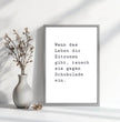 Witziger Spruch: Dein personalisiertes Poster voller Lebensfreude! - posterfolio.de