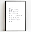 Witziger Spruch: Dein personalisiertes Poster voller Lebensfreude! - posterfolio.de