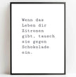 Witziger Spruch: Dein personalisiertes Poster voller Lebensfreude! - posterfolio.de