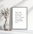 Witziger Spruch: Dein personalisiertes Poster voller Lebensfreude! - posterfolio.de