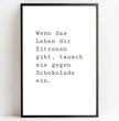 Witziger Spruch: Dein personalisiertes Poster voller Lebensfreude! - posterfolio.de