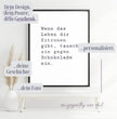Witziger Spruch: Dein personalisiertes Poster voller Lebensfreude! - posterfolio.de