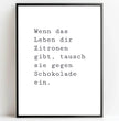 Witziger Spruch: Dein personalisiertes Poster voller Lebensfreude! - posterfolio.de