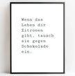 Personalisierte Poster Bilderrahmen schwarz matt 60 x 80 cm