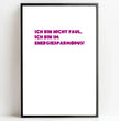 Personalisierte Poster Bilderrahmen schwarz matt 40 x 60 cm