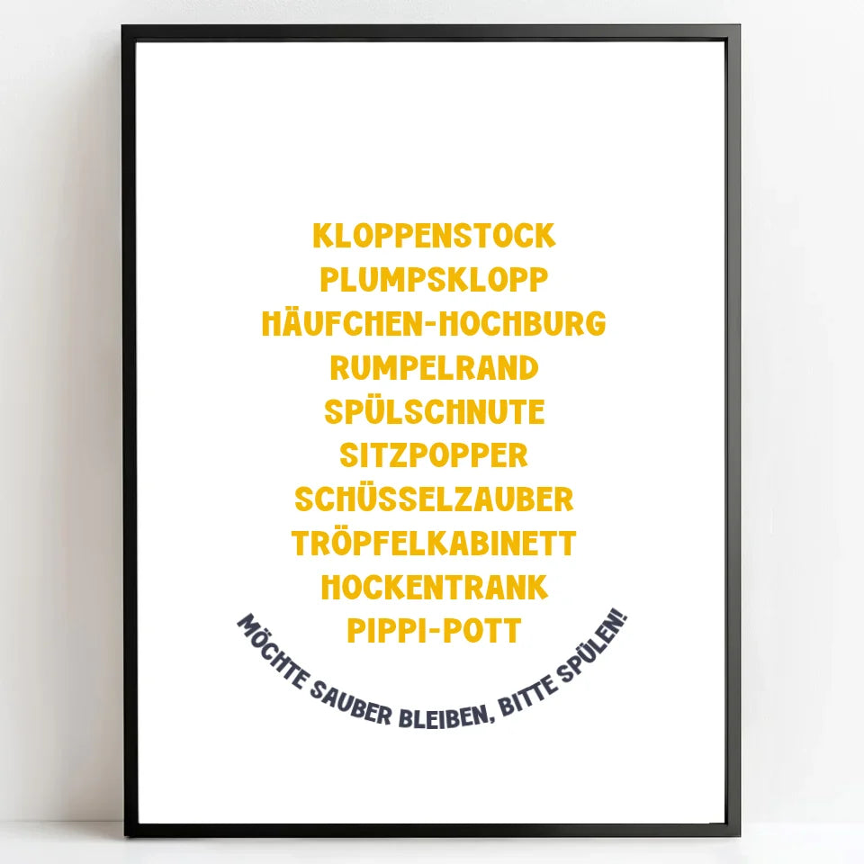 Personalisierte Poster  Bilderrahmen schwarz matt 30 x 40 cm