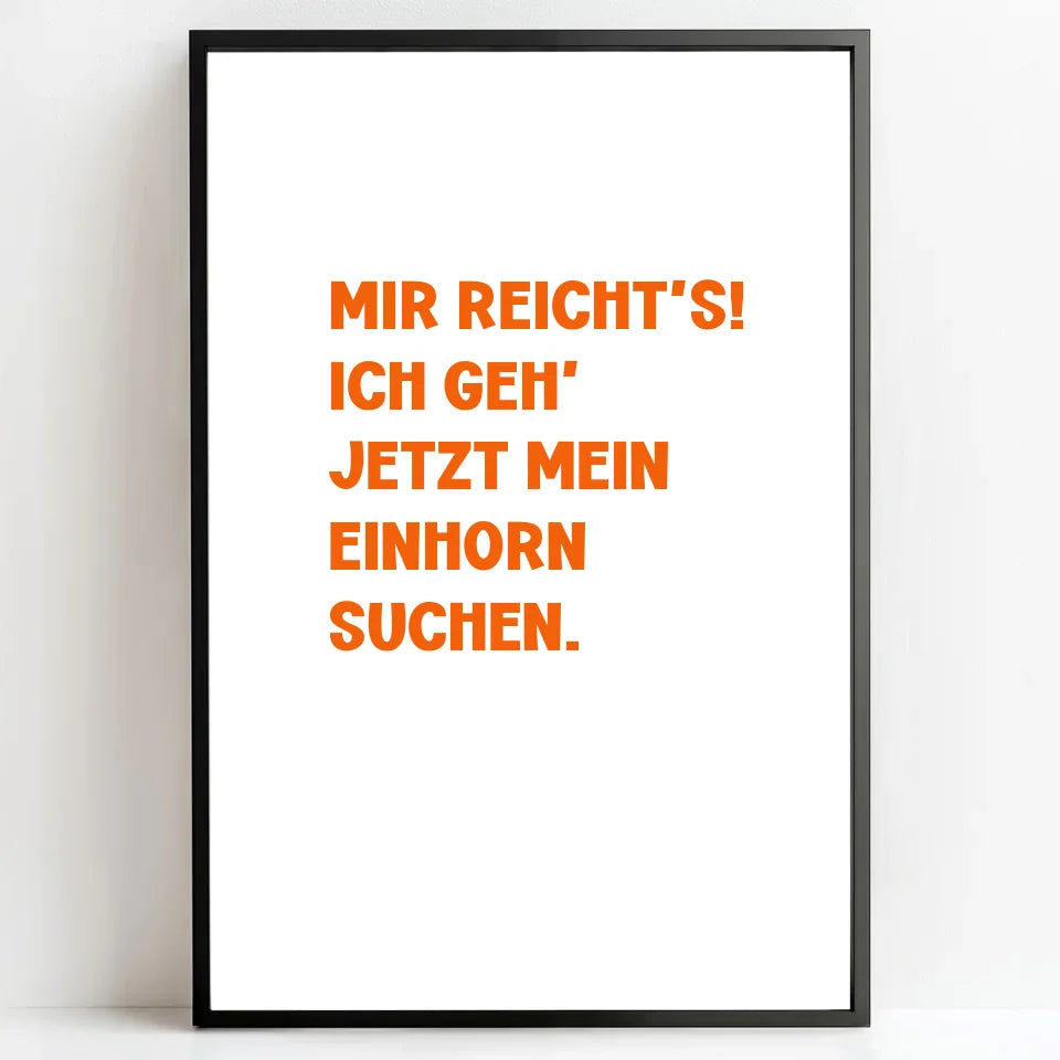 Personalisierte Poster Bilderrahmen schwarz matt 20 x 30 cm