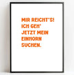 Personalisierte Poster  Bilderrahmen schwarz matt 30 x 40 cm