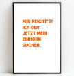 Personalisierte Poster Bilderrahmen schwarz matt 40 x 60 cm