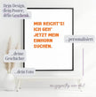 Dein Sprüche-Poster: Humor und Fantasie als personalisiertes Highlight! - posterfolio.de