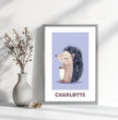 Kleiner Igel: Dein personalisiertes Poster für sanfte Träume! - posterfolio.de