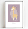 Zauberhaftes Giraffenposter: Dein personalisiertes Kinderzimmer-Highlight! - posterfolio.de