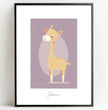 Zauberhaftes Giraffenposter: Dein personalisiertes Kinderzimmer-Highlight! - posterfolio.de