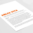 Personalisiertes Poster DIN A4