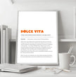 Personalisiertes Geschenk Poster mit Bilderrahmen