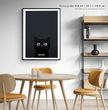 Neugierige Katze: Dein personalisiertes Poster für charmante Blickfänge! - posterfolio.de