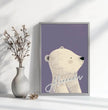 Fröhlicher Eisbär: Dein personalisiertes Poster fürs Kinderzimmer! - posterfolio.de