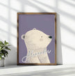 Fröhlicher Eisbär: Dein personalisiertes Poster fürs Kinderzimmer! - posterfolio.de