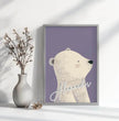 Fröhlicher Eisbär: Dein personalisiertes Poster fürs Kinderzimmer! - posterfolio.de
