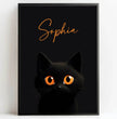 Zauberhafte Katze: Dein personalisiertes Poster für magische Momente! - posterfolio.de