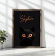 Zauberhafte Katze: Dein personalisiertes Poster für magische Momente! - posterfolio.de