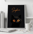 Zauberhafte Katze: Dein personalisiertes Poster für magische Momente! - posterfolio.de
