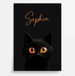 Zauberhafte Katze: Dein personalisiertes Poster für magische Momente! - posterfolio.de