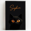 Zauberhafte Katze: Dein personalisiertes Poster für magische Momente! - posterfolio.de