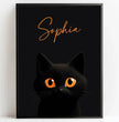 Zauberhafte Katze: Dein personalisiertes Poster für magische Momente! - posterfolio.de