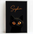 Zauberhafte Katze: Dein personalisiertes Poster für magische Momente! - posterfolio.de