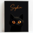 Zauberhafte Katze: Dein personalisiertes Poster für magische Momente! - posterfolio.de