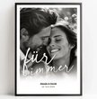 Persönliches Liebesposter: Unser “für immer” Moment - Euer personalisiertes Geschenk! - posterfolio.de