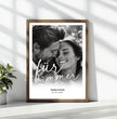 Persönliches Liebesposter: Unser “für immer” Moment - Euer personalisiertes Geschenk! - posterfolio.de