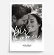 Persönliches Liebesposter: Unser “für immer” Moment - Euer personalisiertes Geschenk! - posterfolio.de