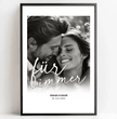 Persönliches Liebesposter: Unser “für immer” Moment - Euer personalisiertes Geschenk! - posterfolio.de