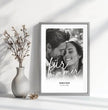 Persönliches Liebesposter: Unser “für immer” Moment - Euer personalisiertes Geschenk! - posterfolio.de