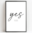 Unser personalisiertes Liebesposter - Einzigartiger Liebesbeweis für euren besonderen Tag - posterfolio.de