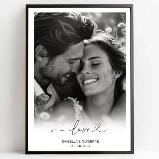 Personalisiertes Poster als individueller Liebesbeweis! - posterfolio.de