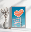 Dein persönlicher Liebesbeweis: Personalisiertes Poster mit Herz und individueller Botschaft! - posterfolio.de